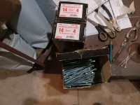 SELF TAPPING HECK HEAD SCREWS #14 X 4'  3 BOXES