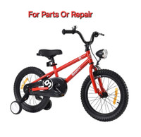 Bestry Bike Kids, 16 in Red FOR Parts or Repair