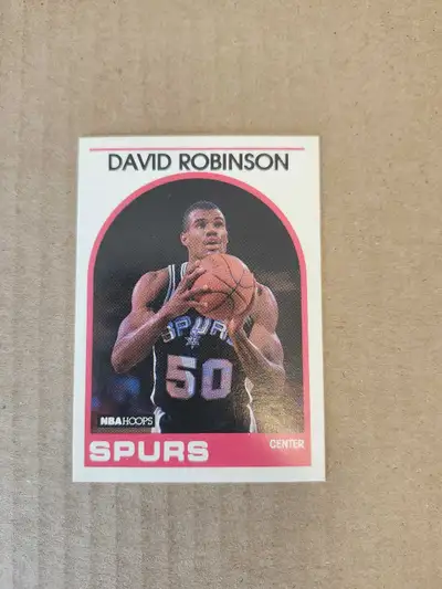 1989 Hoops Basketball #310 David Robinson Rookie Card Mint , View more