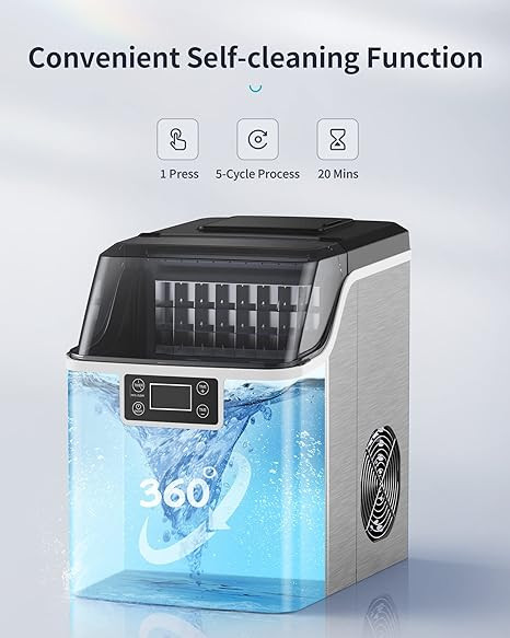 HALF PRICE - ECOZY Countertop Ice Maker - Makes 44lbs a day! in Other in City of Toronto - Image 4