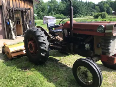 Massey Ferguson 165 tractor. Good running condition. Recently overhauled. Comes with snowblower and...