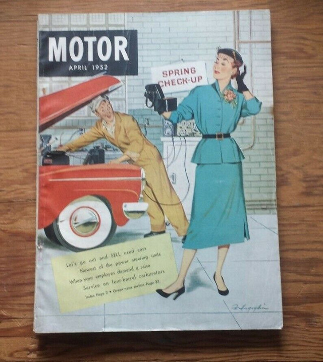 Motor Magazine April 1952 issue in Arts & Collectibles in City of Halifax