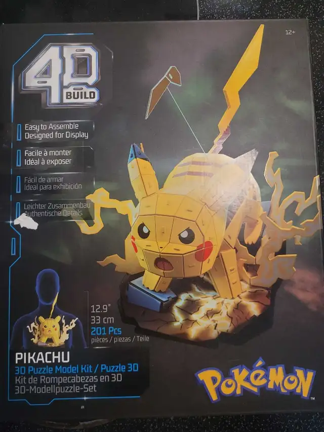 Pokemon Pikachu 4D puzzle Model kit