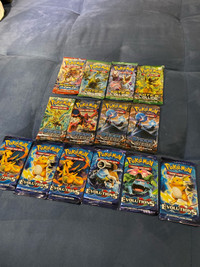 New Pokémon xy evolutions booster packs trading cards