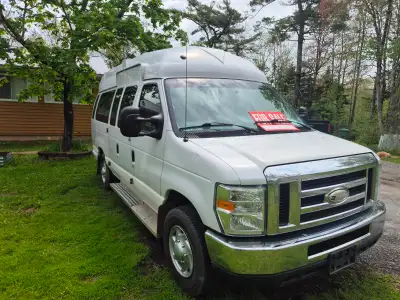 Well maintained former transfer unit (ambulance) converted into camper van. high roof, has bed that...
