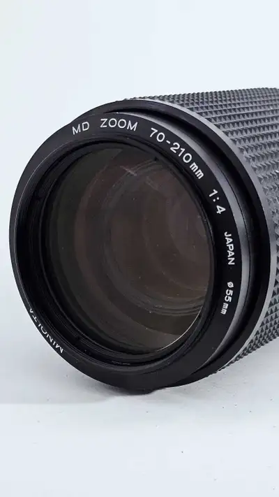 Minolta MD 70-210mm F/ 4 Telephoto Zoom Manual Focus Lens, View more