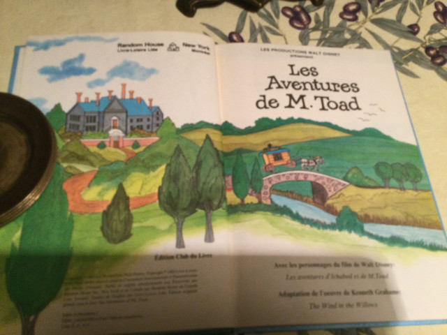 Disney Les AVENTURES de M. Toad  an 1982 dans Autre  à Laval/Rive Nord - Image 4