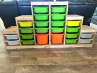 IKEA kids organization storage. These are 2 separate units.