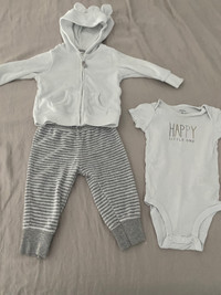 9M - 3 Piece Unisex Baby Outfit 