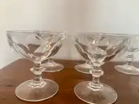 Cocktail glasses x6