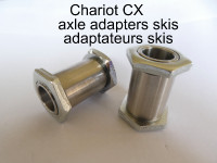 Adaptateurs d'essieux skis de fond chariot CX Thule axle adapter