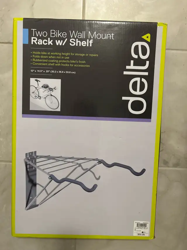 BNIB - Delta Two Bike Wall Mount in Other in Kingston - Image 2