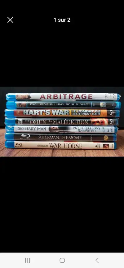 7 Bluray Neufs ...