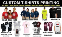 SAME DAY PRINTING T-shirts, Business cards, Flyers, Signs.  