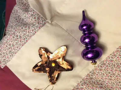 Two Christmas decos, $3 ea. Or two for $5, View more