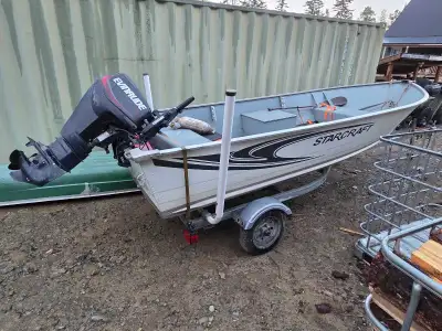 I am the second owner of the boat. The boat is a 2020 15 foot aluminum, the motor is a 2014 30 hp. T...