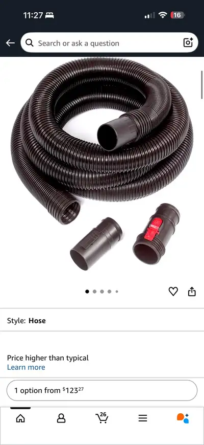 WORKSHOP Wet/Dry Vacuum Hose 2-1/2” x 13 ft — NEW, View more