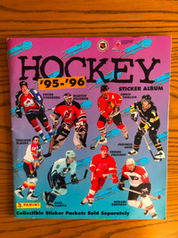 Panini Hockey 95-96 Sticker Album, has 227 stickers