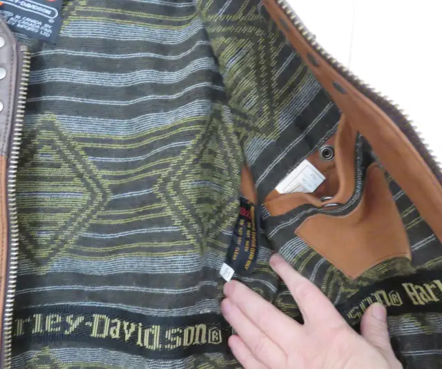 HARLEY DAVIDSON LEATHER COWBOY GILET MEN JACKET SIZE XX MINT in Men's in City of Toronto - Image 7