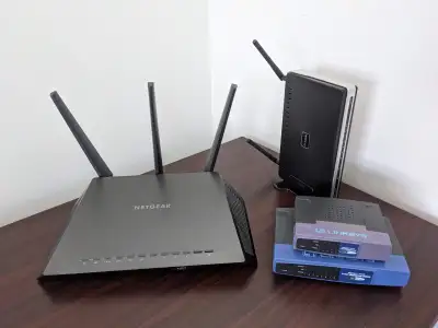 Networking bundle: Nighthawk, D-Link, Linksys, View more