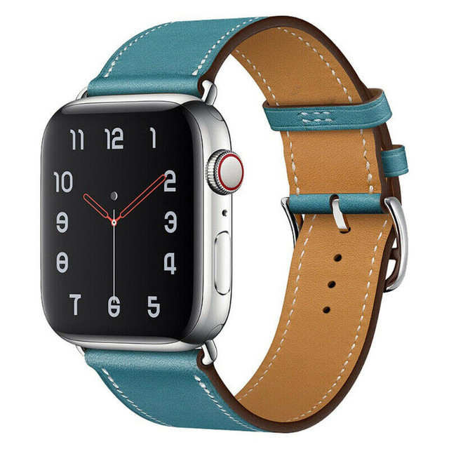 Genuine Leather Apple Watch Strap Band Watchband in Jewellery & Watches in City of Toronto