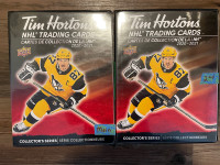 Partial set of 2020-21 Tim Hortons hockey cards