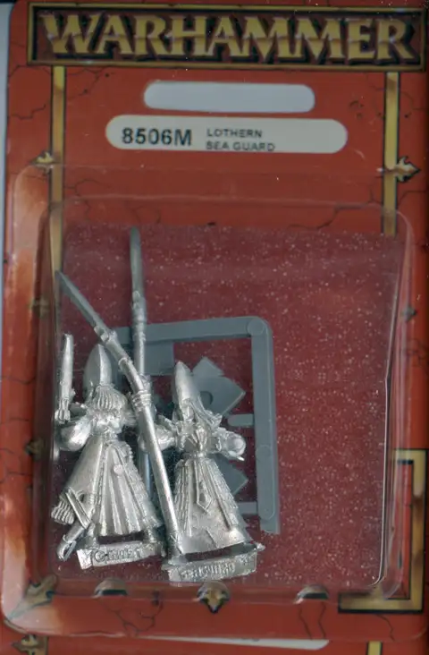 8506M Warhammer High Elf Lothern Sea Guard NIB