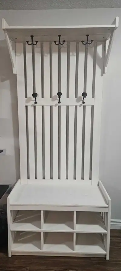 Hall Tree/Shelving Unit, View more