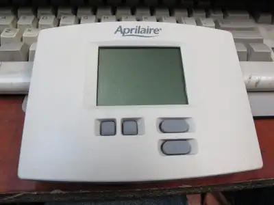 Aprilaire 8570 premium Thermostat 7 day multi zone, discontinued, View more