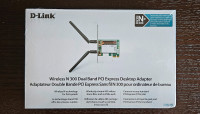BNIB D-Link Wireless N 300 Dual Band  Adaptor (DWA-566)