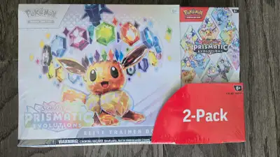 Prismatic Evolutions ETB + Booster Bundle, View more