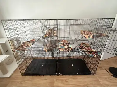 Cage XL Chinchilla, Furet, Chat, Lapin, Rat, View more