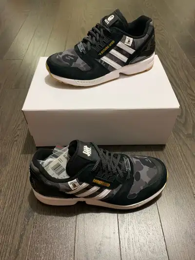 Adidas X Bape X Undefeated ZX8000, View more