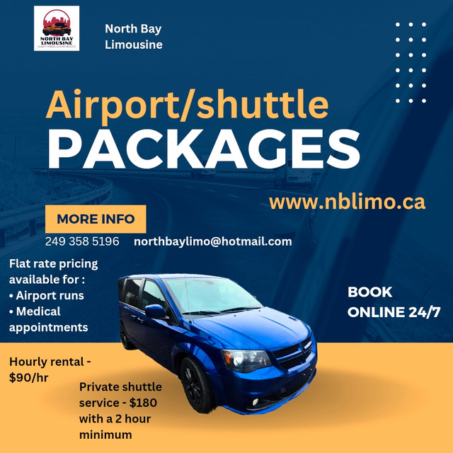 Airport limo in Other in North Bay