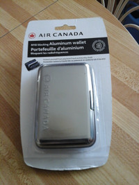 Air Canada RFID Blocking Aluminum Wallet