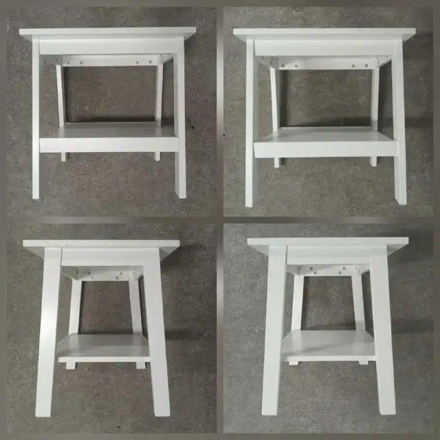 IKEA Lunnarp Table End Side Shelf Rectangular Wooden White in Other Tables in City of Toronto - Image 8