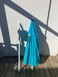 7ft blue beach umbrella