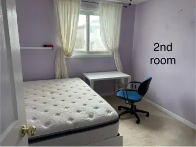 Room for rent available. April 1st 2026. We have a dog very friendly.