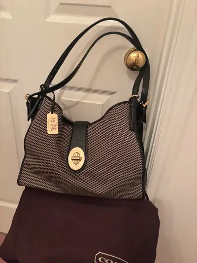 Coach shoulder Handbag w/duct bag, View more