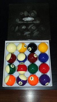 Dufferin 2 1/4" Premium Pool Balls (Brand New)