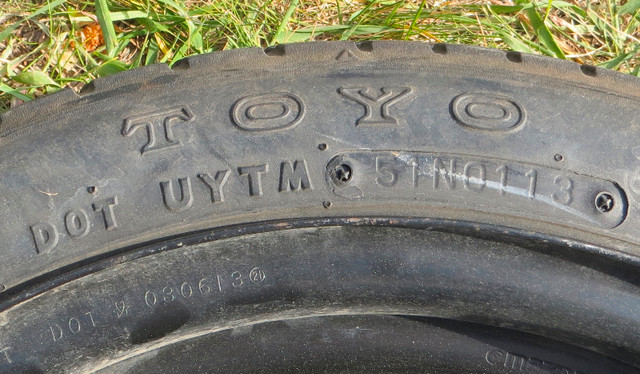TOYO DUMMY SPARE TIRE - E- 60 T115/70 D15 90M in Tires & Rims in Saskatoon - Image 2