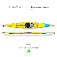 Trak 2.0 kayak, Blue and yellow