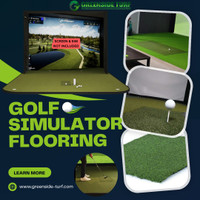 Golf Simulator Flooring and Indoor Putting Greens