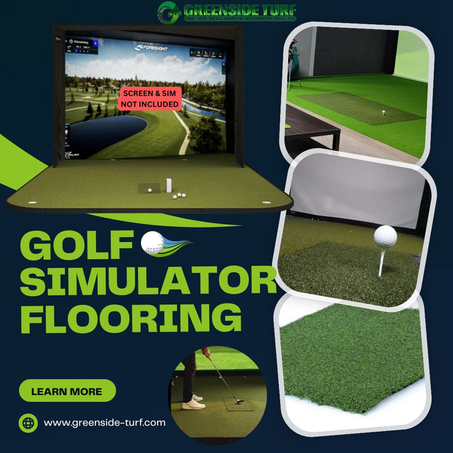 Golf Simulator Flooring and Indoor Putting Greens in Golf in Oakville / Halton Region