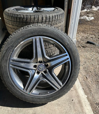 Winter tires and rims for Mercedes SUV