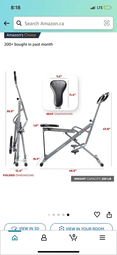Row and Ride Machine, View more