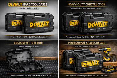 DEWALT Hard Tool Cases-Set of Two, View more
