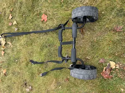 2 kayak carts for sale, Making it easier to get boats to water. Both are Identical $30.00, each come...