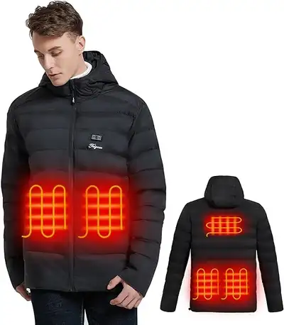 BNWT Womens Mens Size S Heated Jackets with Battery Pack 7.4V, View more