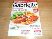 4 livres de recettes de Gabrielle